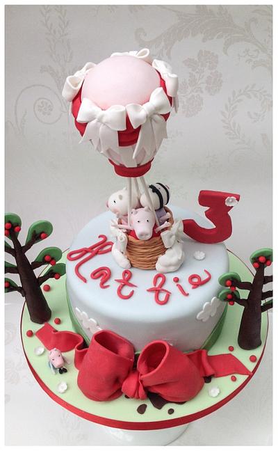 Peppa's big balloon - Cake by Samantha's Cake Design