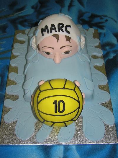 Water Polo Themed Cake - Cake by Barbora Cakes