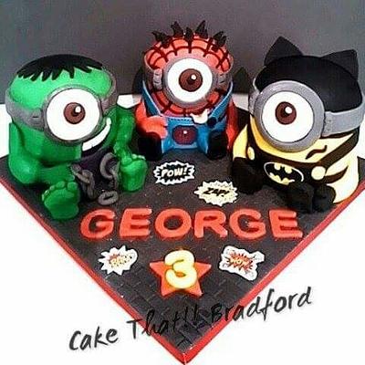 superhero minions  - Cake by cake that Bradford