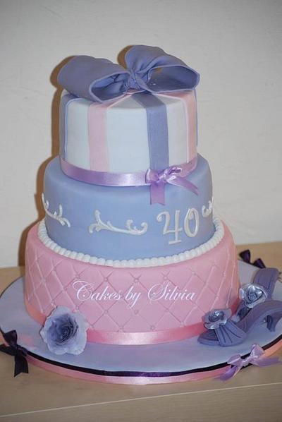 40th birthday - Cake by cakesbysilvia1