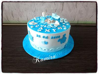 Baby boy cake - Cake by Kamira