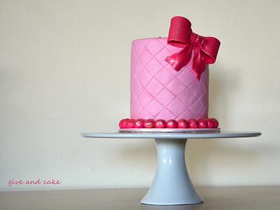 perl barel cake - Cake by giveandcake