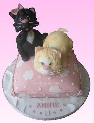 Cute Kittens cake - Cake by Little Cake Fairy Dublin