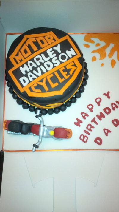 Harley Davidson Cake - Cake by Little C's Celebration Cakes