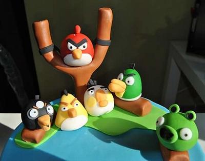 Angry Birds cake - Cake by Anse De Gijnst