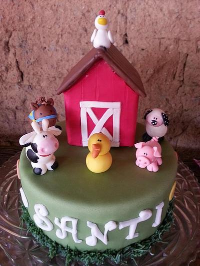 Cute farm - Cake by Norma Vennesland