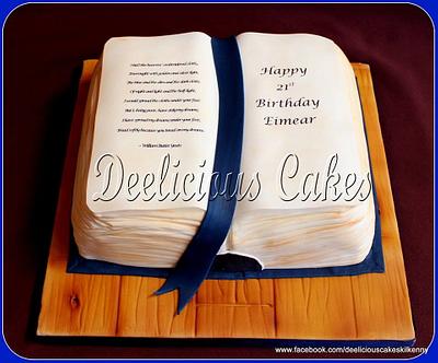 Book cake - Cake by Deelicious Cakes