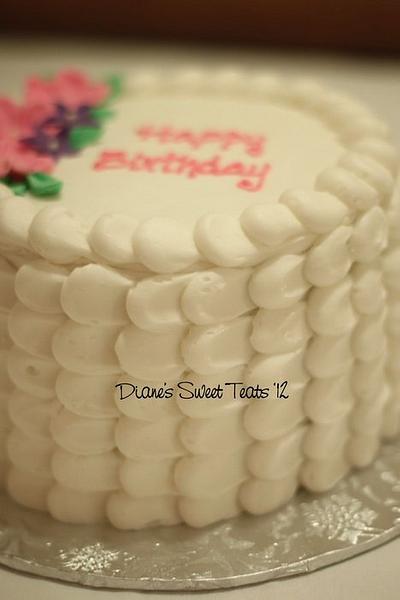 Birthday cake -  - Cake by Diane Burke