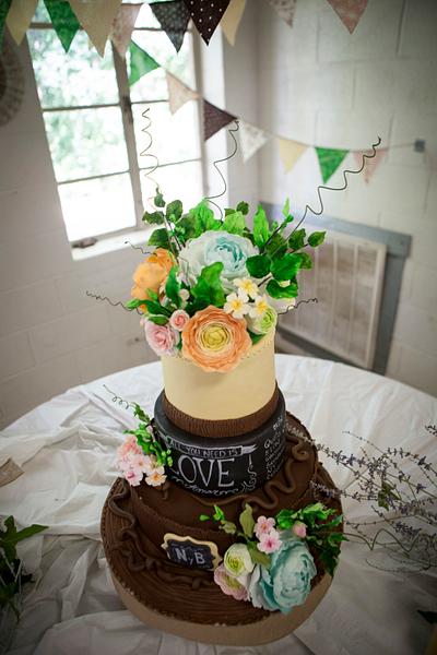 My wedding cake - Cake by Natalia Salazar