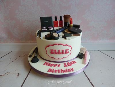 16th Make-up Cake - Cake by Carol