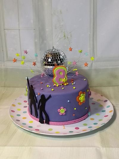 Disco cake - Cake by Topping Queen by Diana Adler
