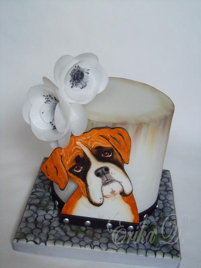 cake with boxer - Cake by Derika