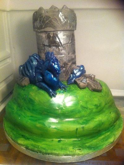dragon cake - Cake by kelly