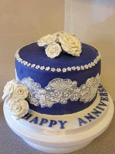 Anniversary cake - Cake by cakesbyiwona