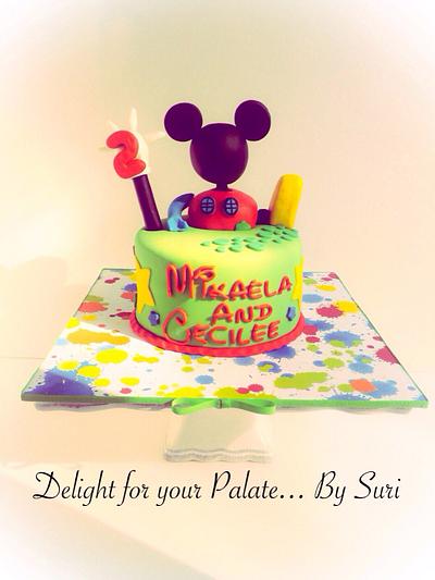 Mickey Mouse Chubhouse cake !! - Cake by Delight for your Palate by Suri