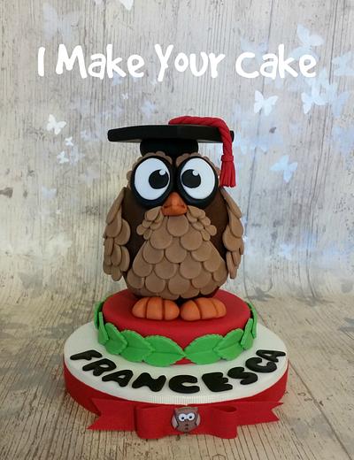  The owl graduate - Cake by Sonia Parente