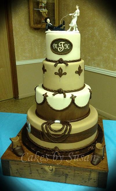 Western wedding cake - Cake by Skmaestas