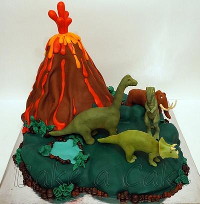 Volcano Cake - Cake by bakeacakebp