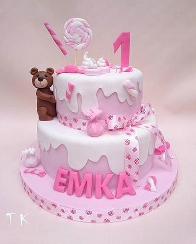 sweet teddy bear - Cake by CakesByKlaudia