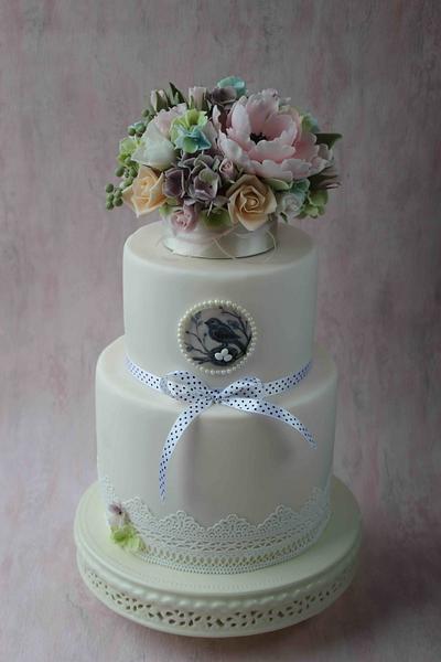 Bouquet of flowers cake - Cake by Bubolinkata