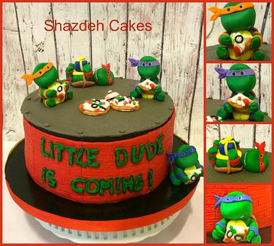 Ninja Turtle Cake - Cake by Shazdeh Cakes