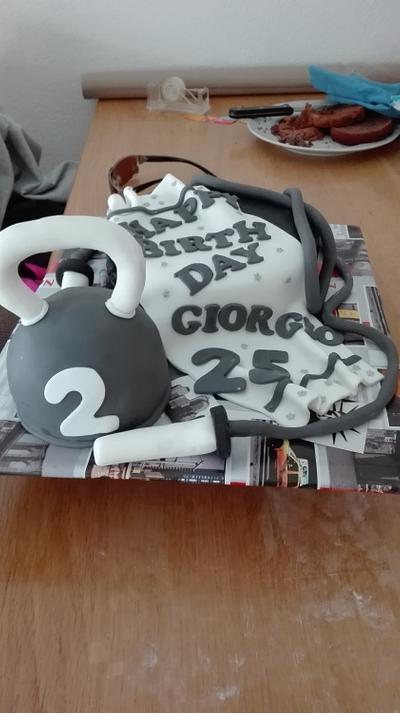 personal trainer cake - Cake by Patricia maaijwee