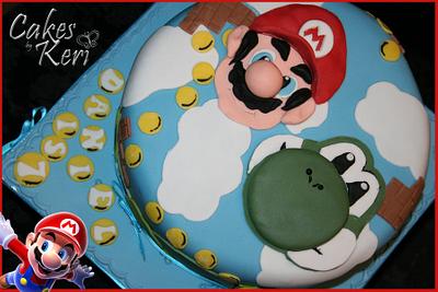 Da da da da da dah! Mario and Yoshi - Cake by Keri Hannigan