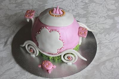 Princess Carriage Cake - Cake by SweetSensationsLancs
