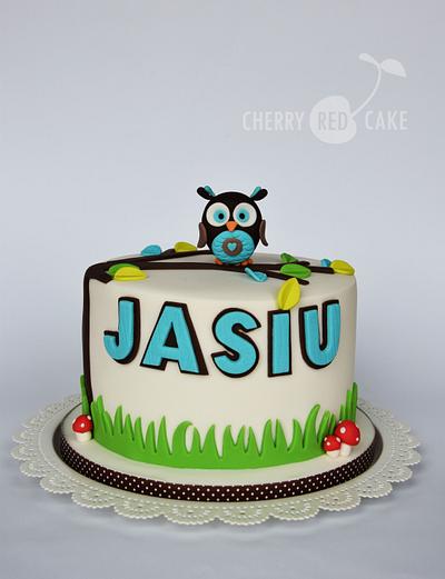 Owl cake - Cake by Cherry Red Cake
