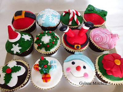 Christmas cupcakes - Cake by Gulnaz Mitchell