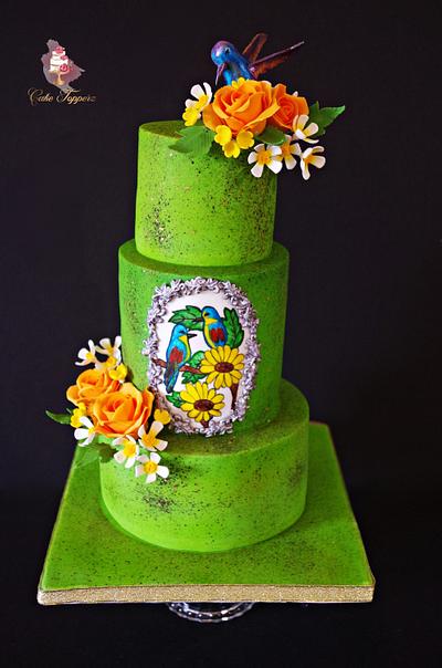Floral Cake - Cake by Tasnuta Cake Artistry ( TASNUTA ALAM)
