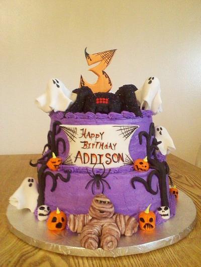 Halloween B-day cake - Cake by CC's Creative Cakes and more...