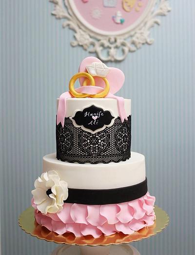 engagement cake - Cake by asli