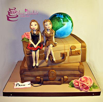  Together to the end of the world - Cake by Milena Shalabi