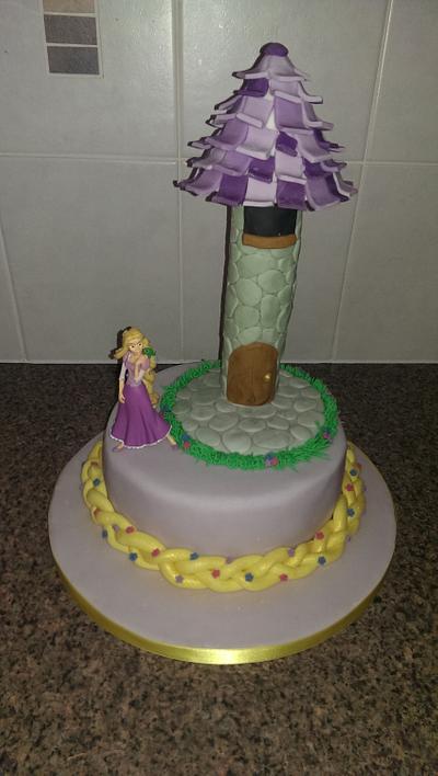 Rapunzel - Cake by mrsmeds