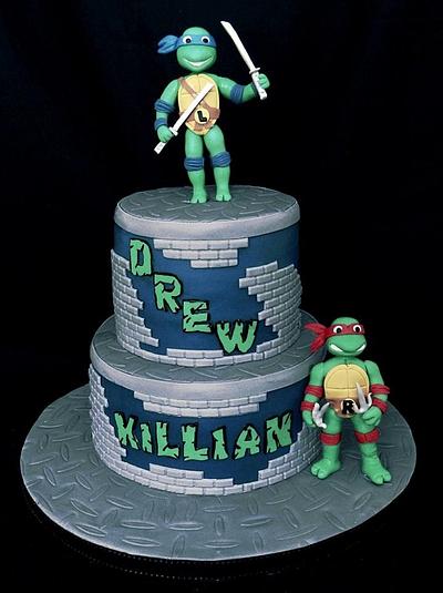 Ninja Turtle Cake  - Cake by BellaCakes & Confections