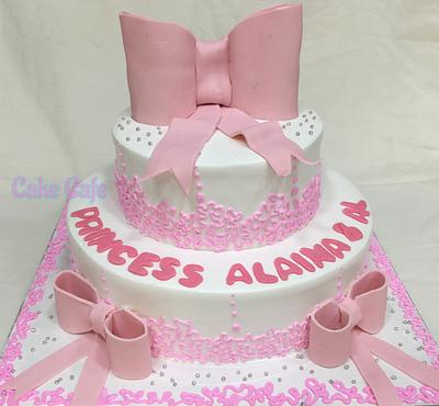 Bows all over - Cake by Shalu