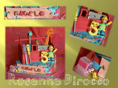 Angelo's cake!  - Cake by Rosyfly un dolce battito d'ali