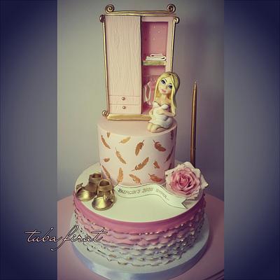 baby shower cake - Cake by Tuba Fırat