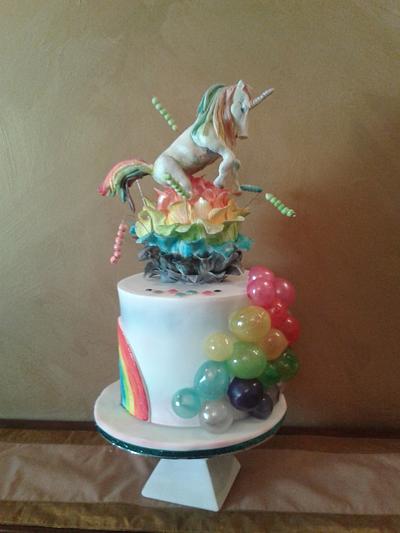 rainbows and unicorn - Cake by Cake Towers