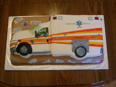 Paramedic Grooms Cake - Cake by Theresa