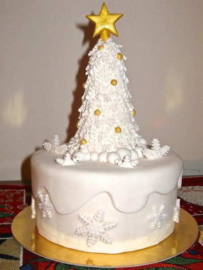 White Christmas - Cake by Milena