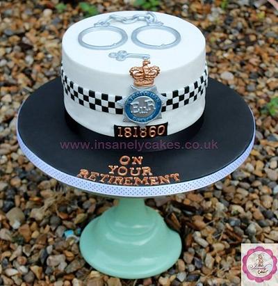 Metropolitan Police Retirement Celebration Cake - Cake by InsanelyCakes