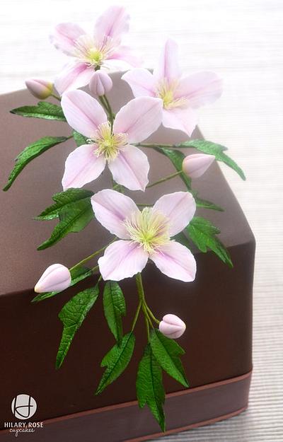 Clematis Montana - Cake by Hilary Rose Cupcakes