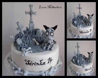 Sparky - Tim Burton - Cake by Lucie Milbachová (Czech rep.)