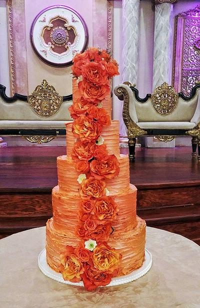 Wedding Cake Indian Inspired theme - Cake by Danijela Lilchickcupcakes