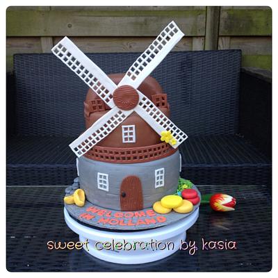 Windmill - Cake by Kasia
