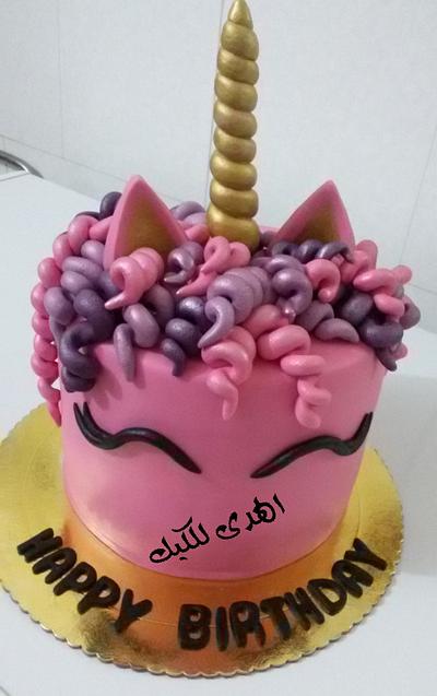 كيكة اليونكورن - Cake by Alhudacake 