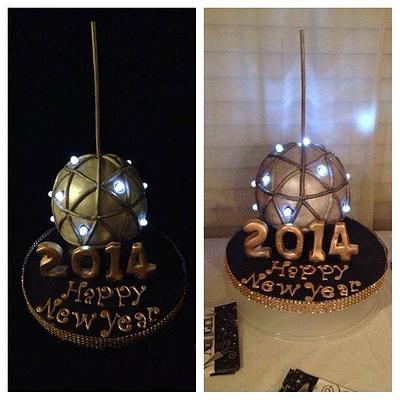 New Years Ball Cake - Cake by SignatureCake