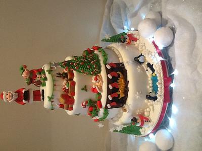 beginning to look alot like christmas - Cake by cupcakecarousel